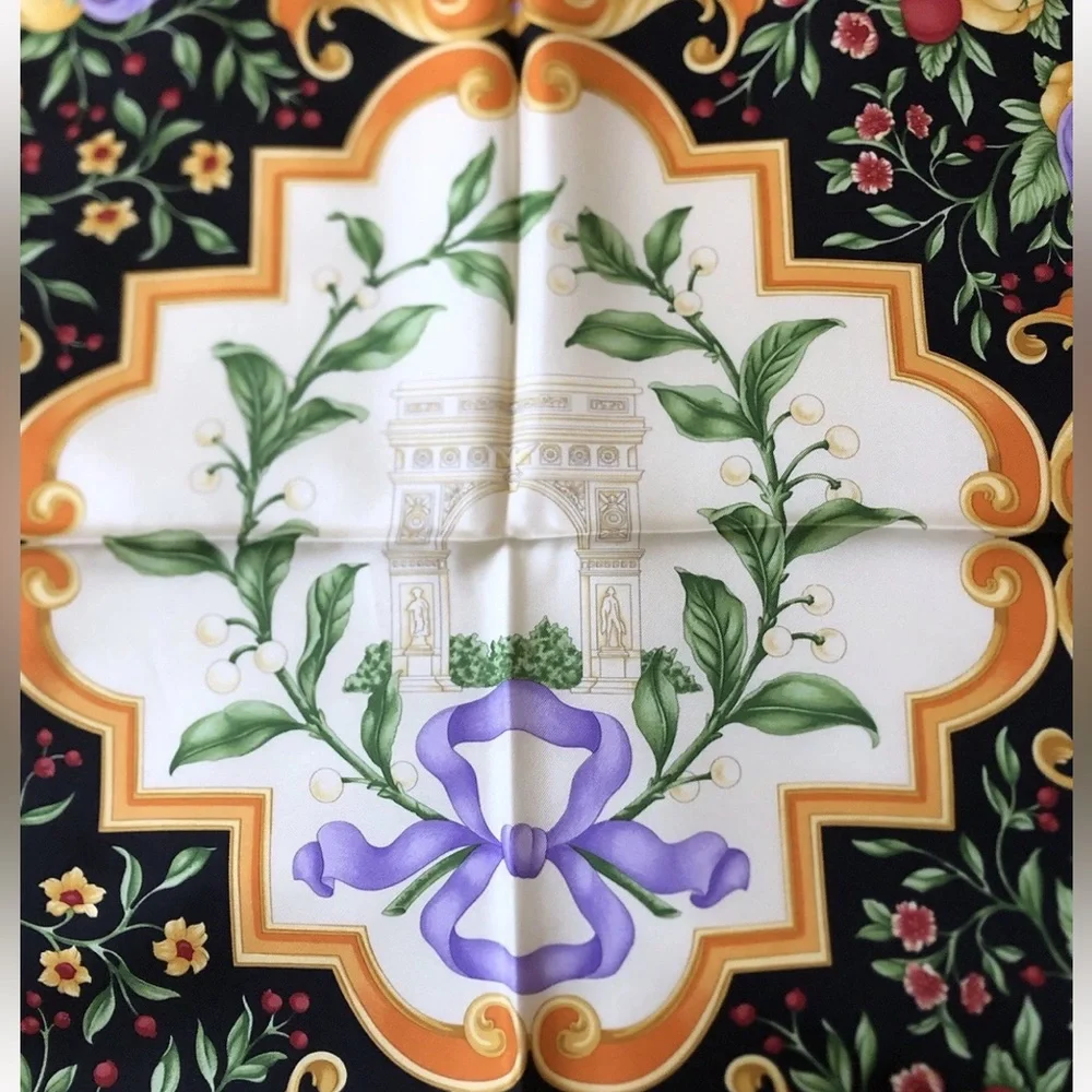 Salvatore Ferragamo New York University Silk Scarf Limited Ed. 90s VTG NWT RARE
